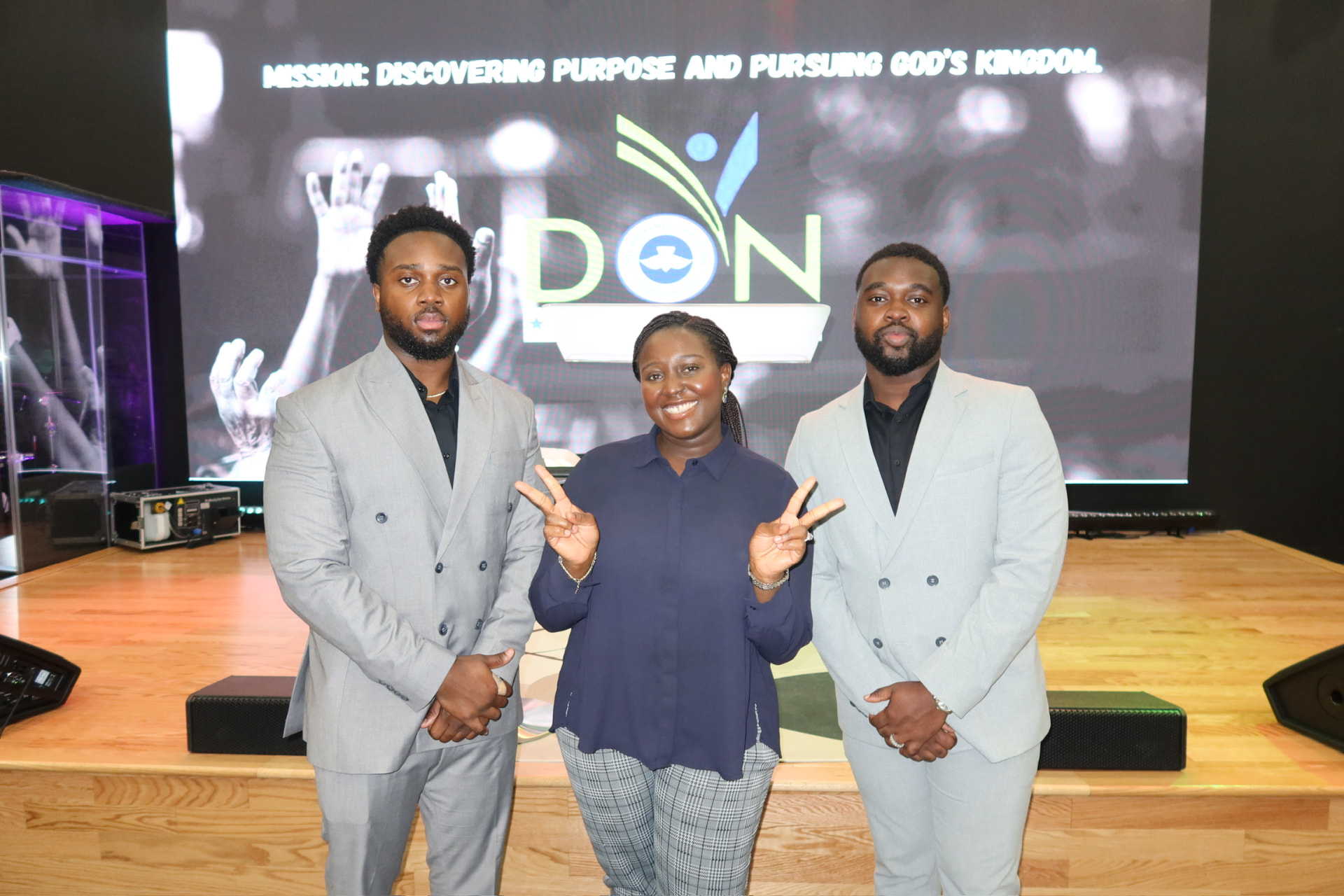 Protech Ministry team of RCCG Desire of Nations on the platform